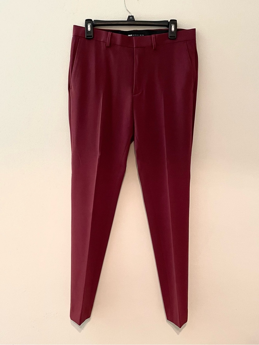 ASOS | NWOT | Burgundy ‘Super Skinny’ Suit Pants